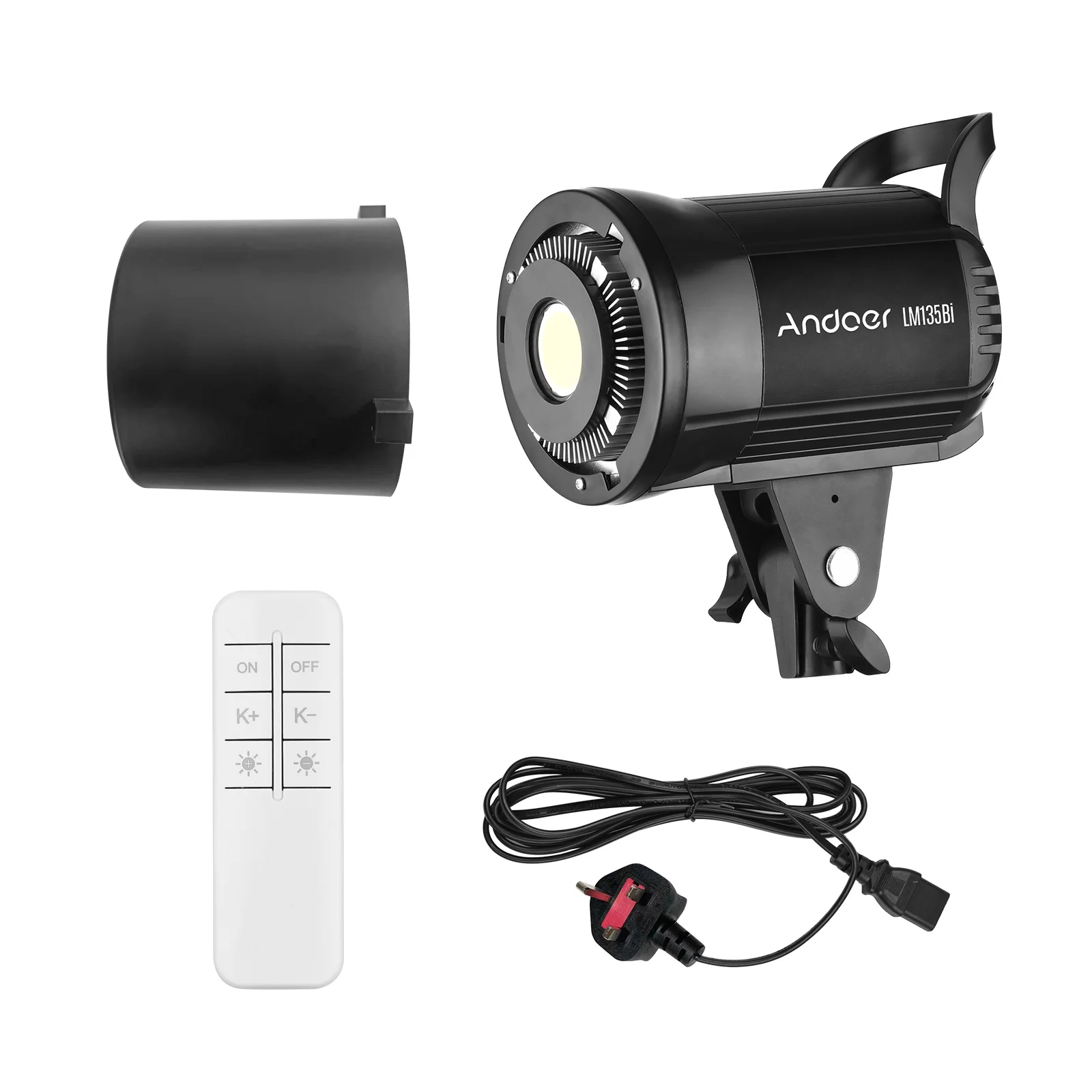 Andoer 135W LED Photography Fill Light Studio Video Light 3000K-5600K Dimmable for Product Portrait Photography Tools