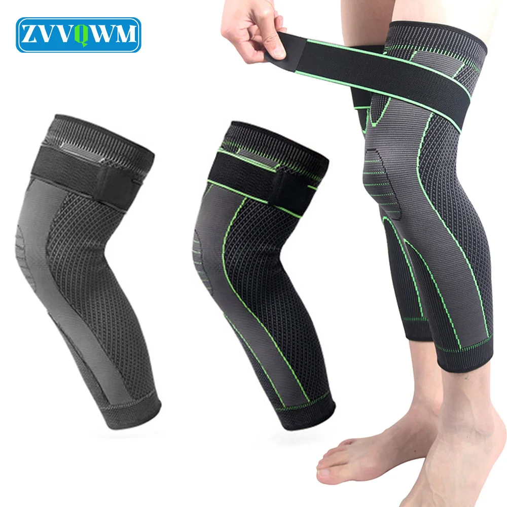 

1Pcs Compression Full Leg Sleeve Knee Support Women Men arthriti Thigh Knee Sleeve Pain Relief Sports Leg Sleeve Gym Basketball