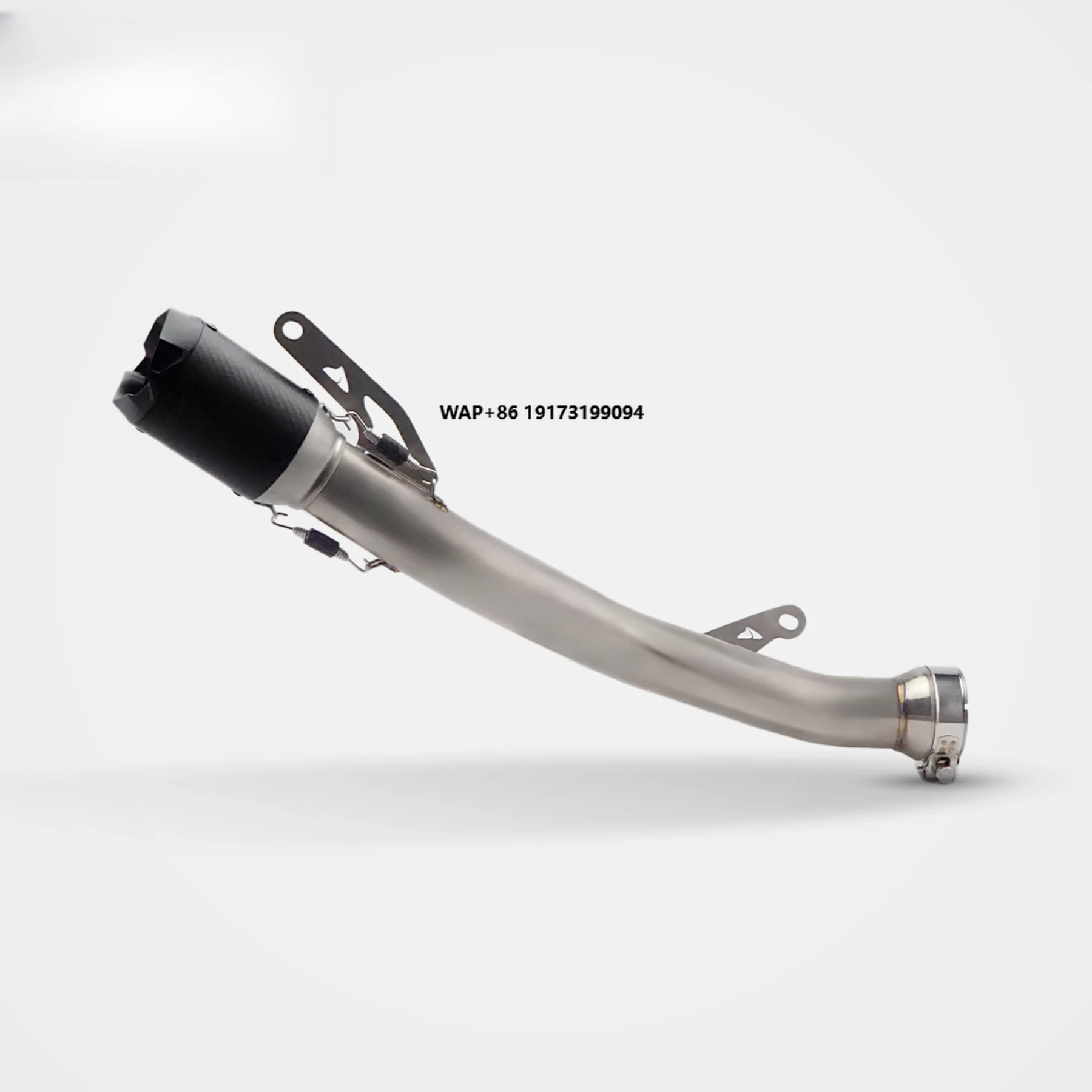 

Titanium Alloy Mid-Section Connect High-Exit Carbon Fiber Tip Track Screaming Exhaust Note for exhaust 2025 zx10r