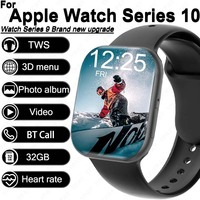 2025New For Apple DT Watch 10 Smart Watch Men Woman HD AMOLED 32GB Memory Music 3D Surround Bluetooth Call Waterproof Smartwatch