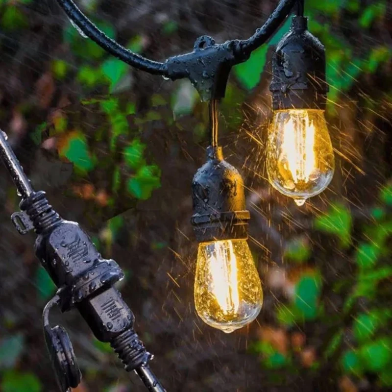 Led Bulb Lighting Strings E27 Fairy Lights Ball Waterproof Outdoor Lights for Garden Camping Party Decor String Light Blubs 220V
