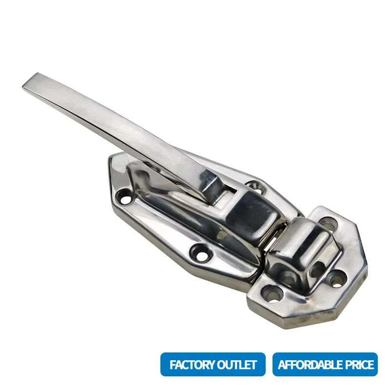 Industrial Heavy-Duty Oven Door Handle Lock Steam Cabinet Door Handle Anti-Collision Lock 304 Stainless Steel