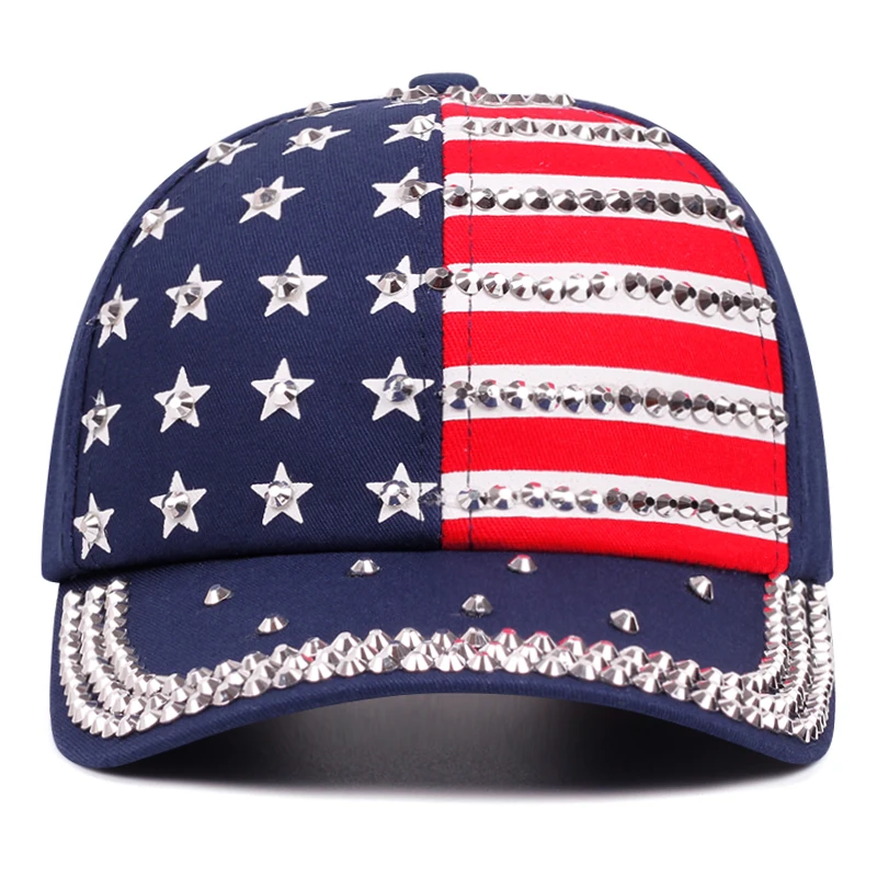 New cotton baseball hat for Men Fashion Unique flag embroidered Trucker hat for men Outdoor casual sports Hip hop hat