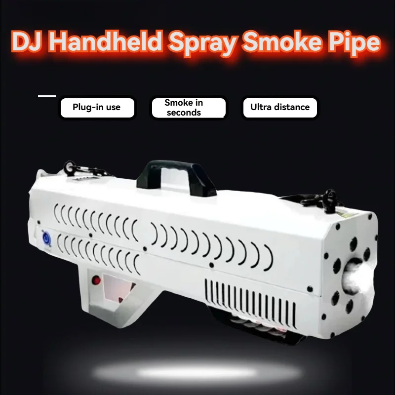 1500W LED Handheld Smoke Gun for DJ Night Special Effects Stage Atmosphere Air Column Machine Props