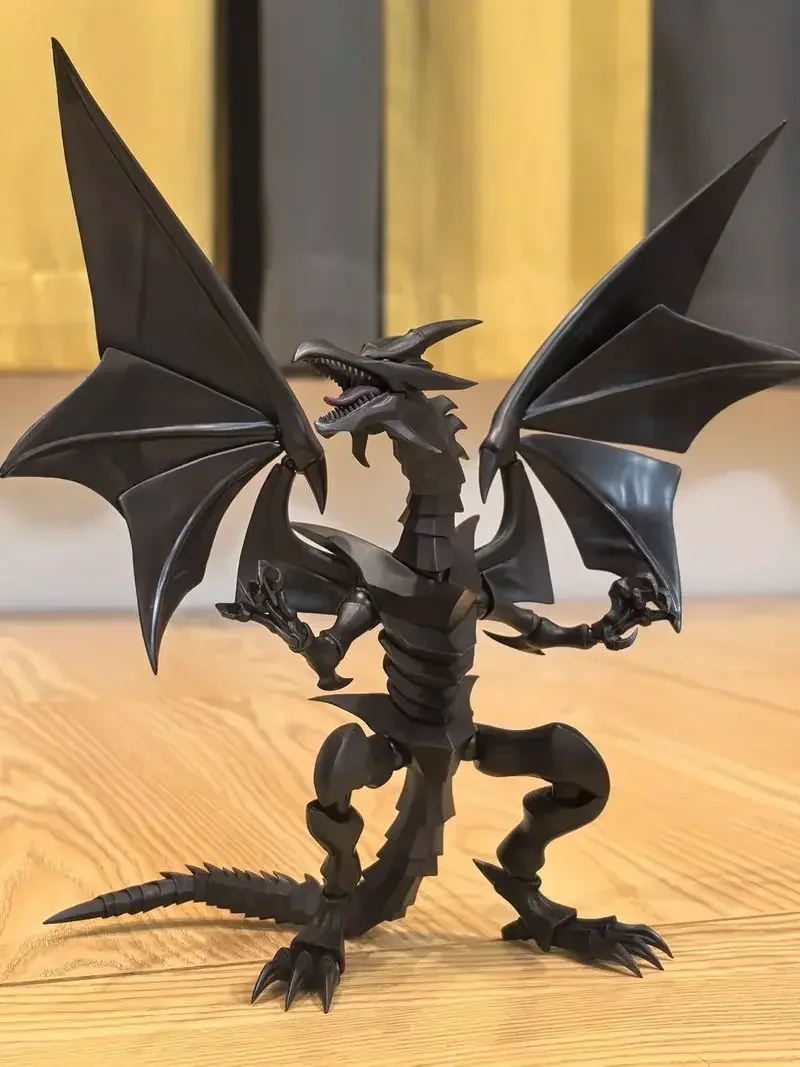 In Stock Bandai Shm Yu-Gi-Oh Red-Eyes Black Dragon Blue-Eyes White Dragon Action Figure Collection Model Toy Original