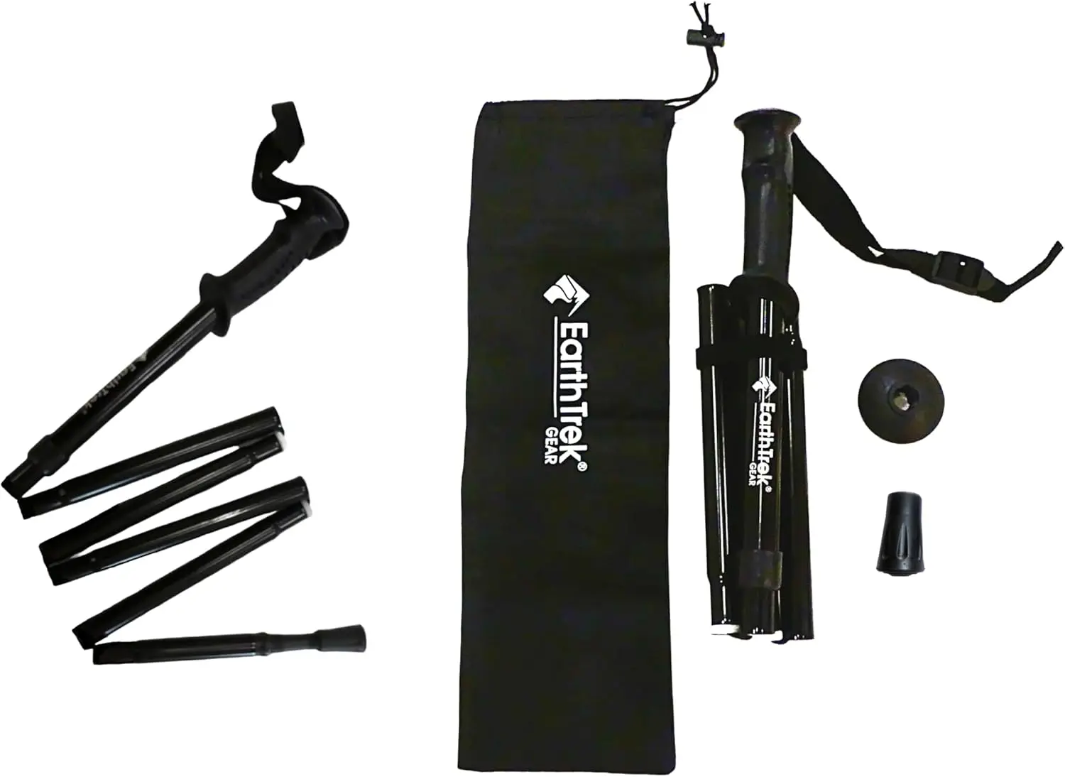 

Collapsible Folding Trekking Poles for Hiking Travel Lightweight Adjustable
