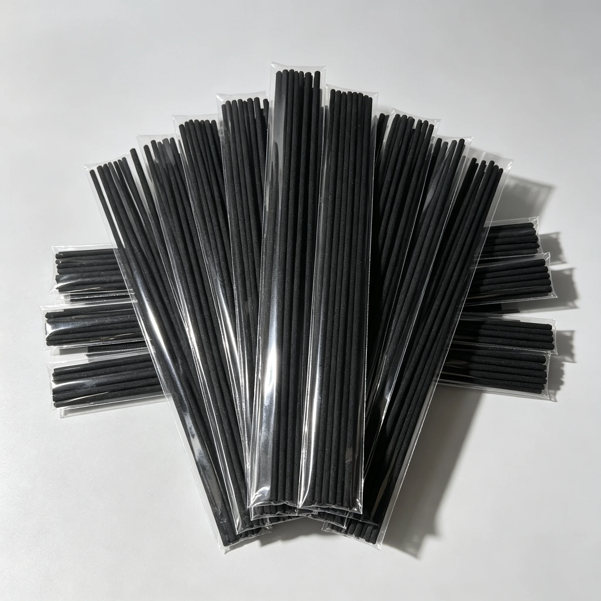 8Pcs/Pack 25cm Black Fiber Reed Diffuser Sticks, Aromatherapy Scent Sticks, Flameless Aroma Accessories for Fragrance Oil