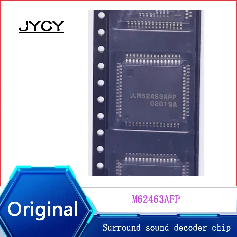 100%Original M62463AFP Dolby Pro Logic surround sound decoder IC QFP-64