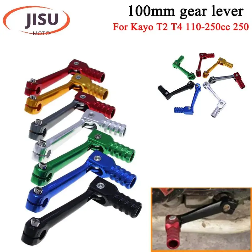 

Motorcycle CNC Aluminum Folding Gear Shift Lever For Kayo Apollo Bosuer 110 125 140 150 160 250cc Dirt Bike Pit Bikes Gear Lever