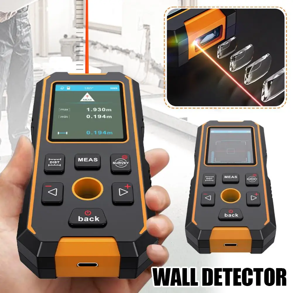 NF-513 Metal Wall Scanner AC Live Cable Wires Metal With Hole Positioning Wall Stud Find Wood D8M2