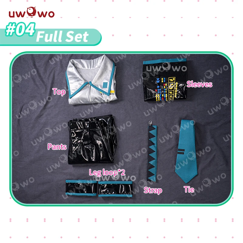 UWOWO Mikku Cosplay Costume Mikku Genderswap Classic Original Anime Cosplay Outfits Costume