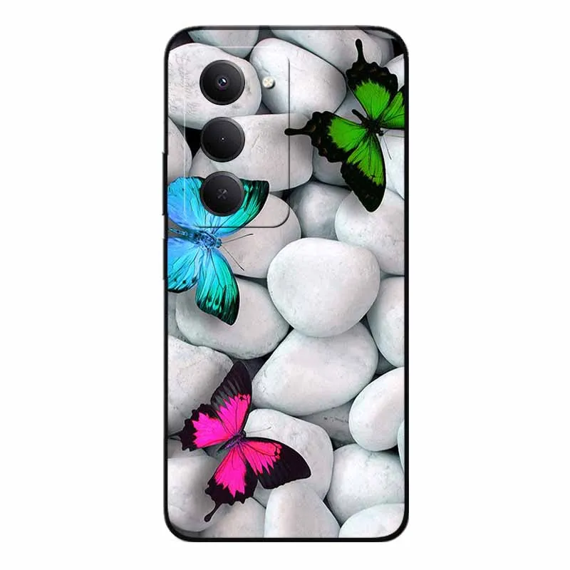 ل Xiaomi Redmi 15 5G الأسد القط لينة غطاء سيليكون ل غالاكسي Redmi15 4G حافظة من البولي يوريثان للصدمات BlackCover 15 4G 5G الحيوان الوفير