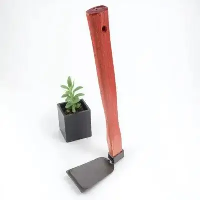 

Wood Handle Garden Hoe Premium Iron and Wood Material Lightweight Portable Gardening Digging Weeding Soil Loosening Tool Outdoor