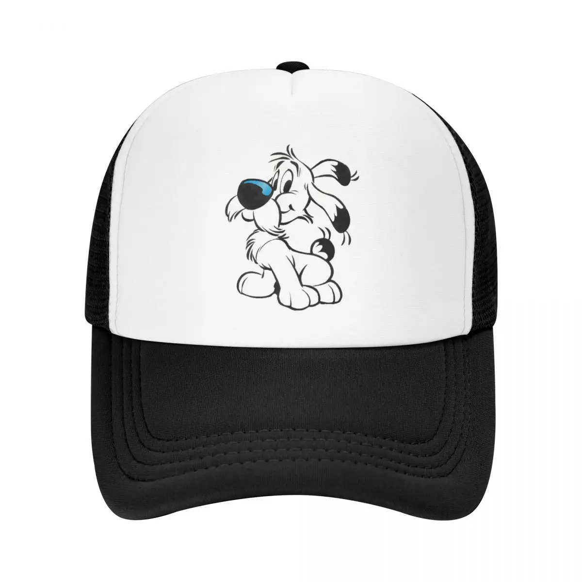 Asterix And Obelix Dogmatix Ideafix Obelix Dog Cap Casual Mesh Baseball Caps Adjustable Hat Hip Hop Summer Unisex Baseball Hats