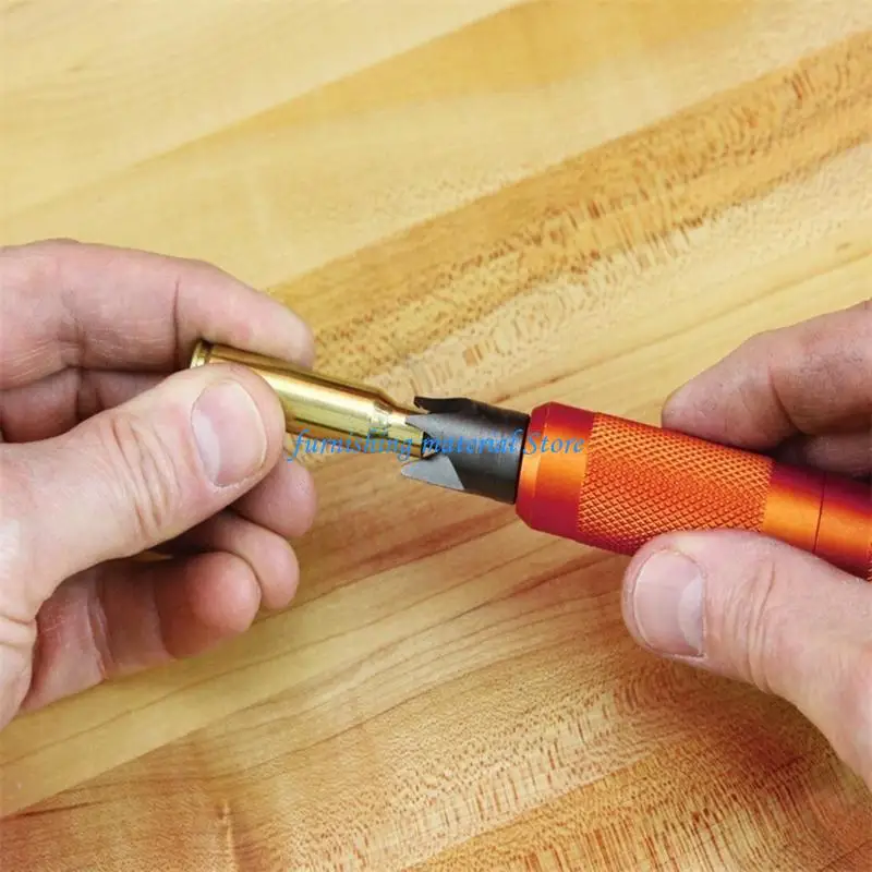 Y5GD 1PC ケース準備ツール圧着ケース面取りバリ取りツールプライマーポケットクリーナーリーマーを除去するため