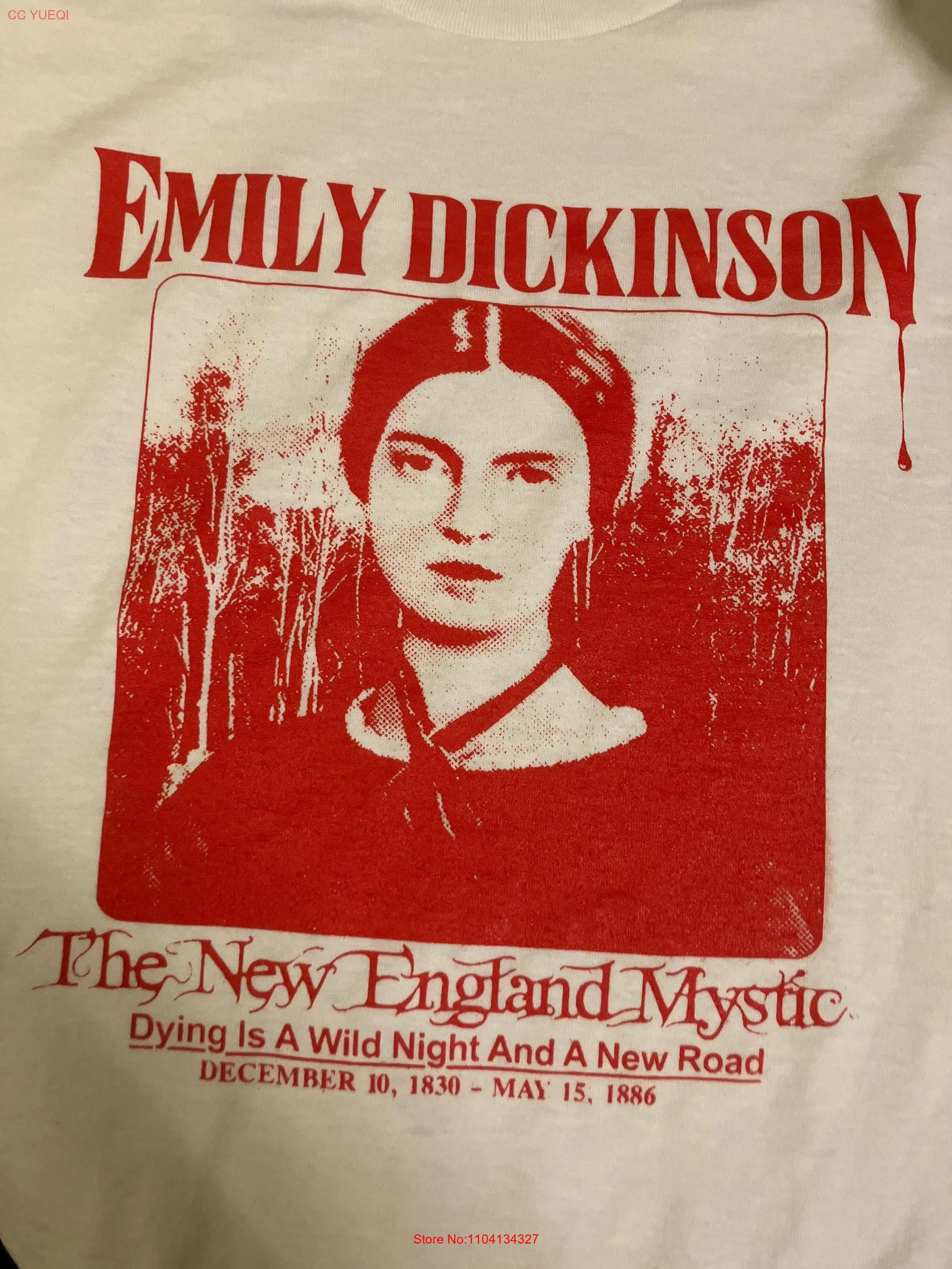 EMILY DICKINSON The New England Mystic T Shirt long or short sleeves