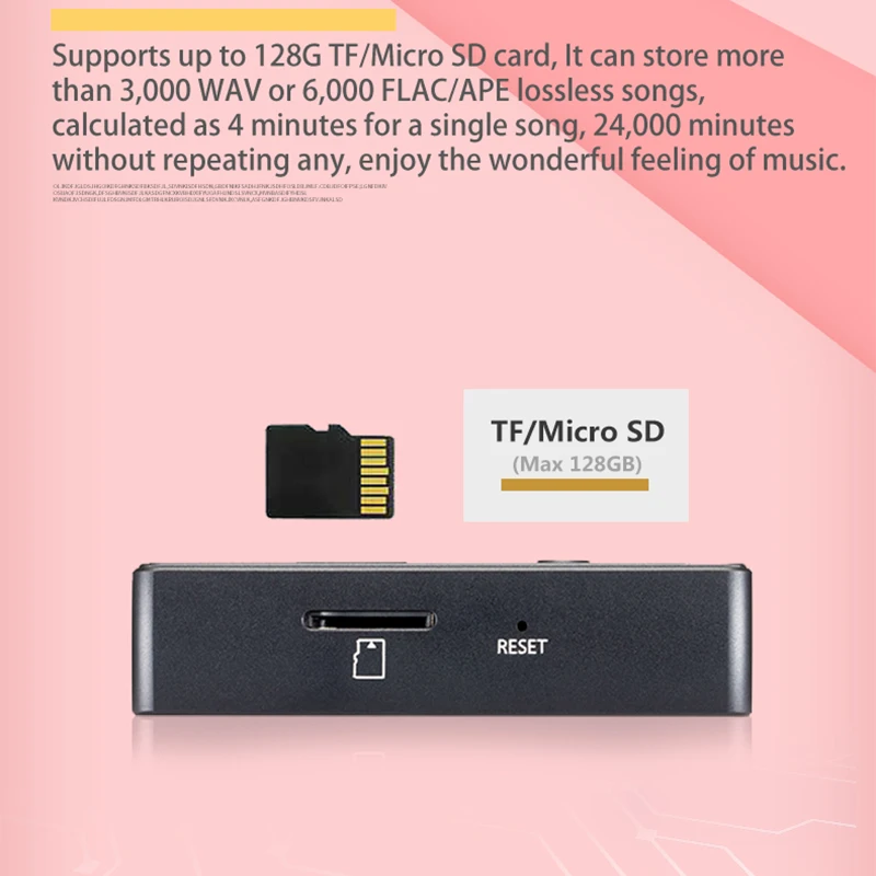 Xduoo X2S Aluminum Alloy Shell HIFI Portable Music Player Lossless Music Video File With HD OLED Screen Support 128G TF Card