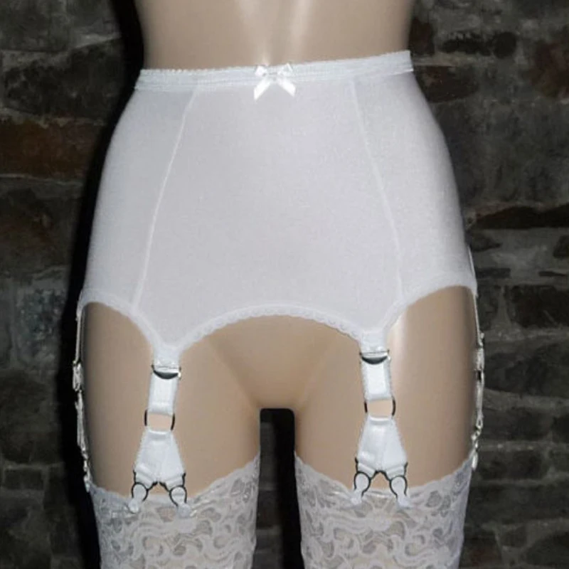 Women Sexy Garters Belt High Waist Mesh Suspender Sexy Garter Belt For Stockings Lady Elastic Suspender Night Club Bondage Belt