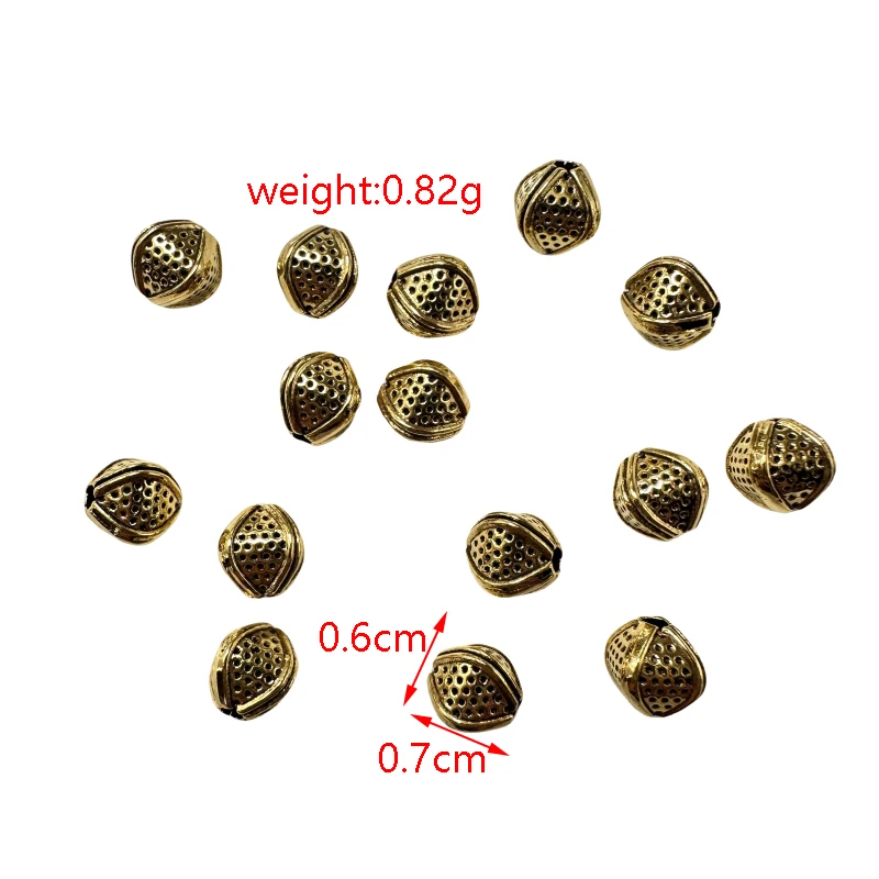 20pcs New Tibetan Silver Irregular Series Perforated Spacer Beads DIY Handmade Men\'s And Women\'s Jewelry Connector Accessories