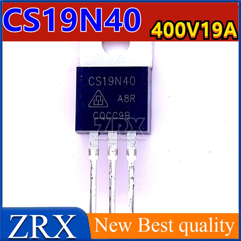 MOS 전계 효과 트랜지스터, CS19N40, 오리지널 TO-220, 400V, 19A, 5 개/로트, 신제품