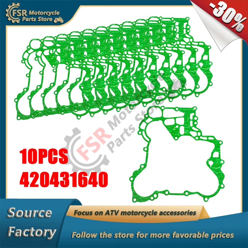 10PCS Ignition Cover Gasket,For BRP Sea-Doo Spark Gti Gtr Gts & Can-Am Maverick X3 & Ski-Doo Tundra Expedition Grand,420431640