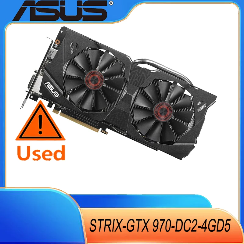 ASUS STRIX-GTX 970-DC2-4GD5  GDDR5 4G 8+6PIN Graphics Video Card