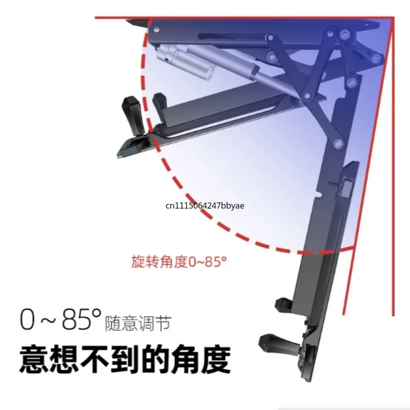 For Motorized Flip Down TV Ceiling Mount Electric Remote Control Folding Hidden Bracket For 32‑65 Inch Flat Screen TV