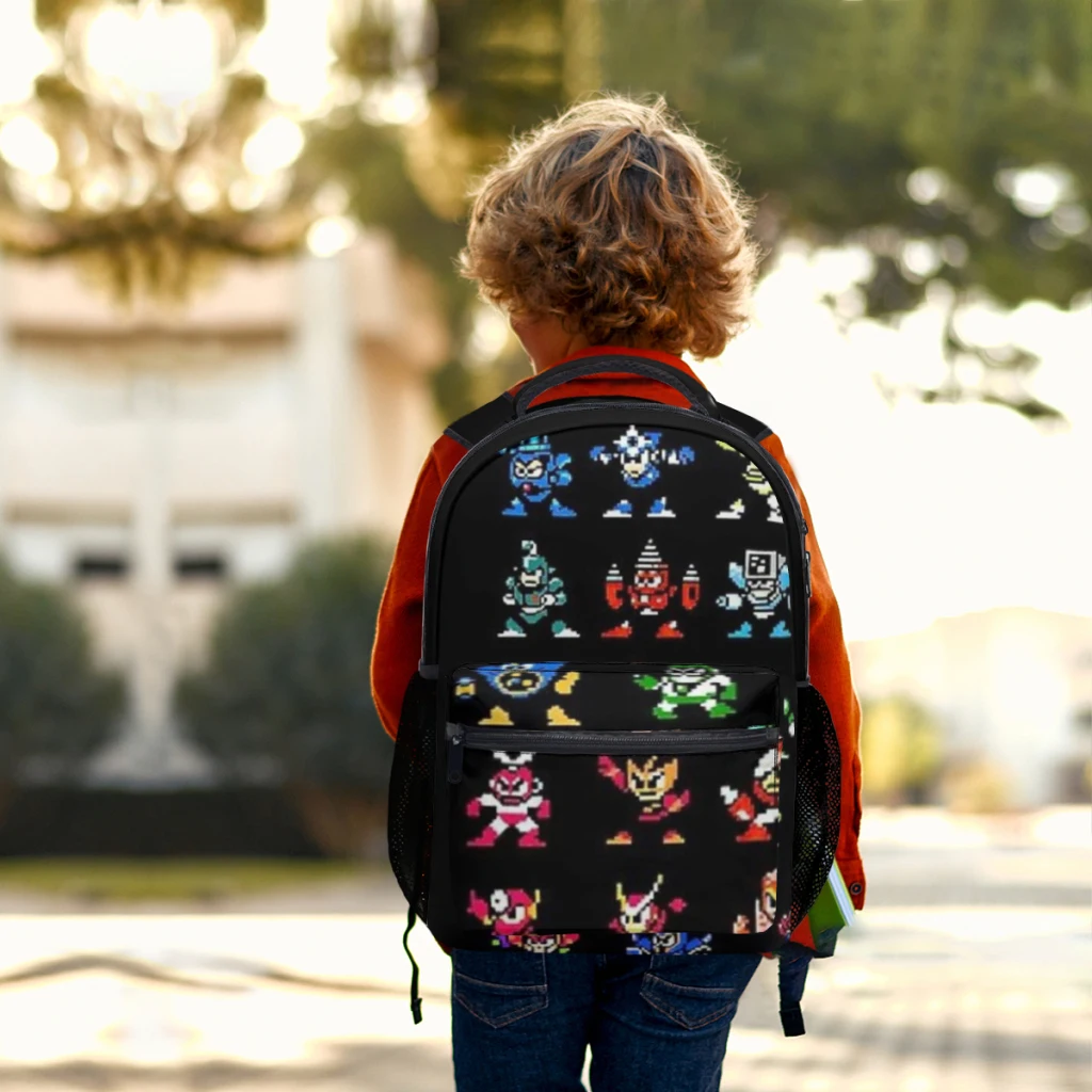 Megaman Kinder neue weibliche Mode Kinder hohe Kapazität wasserdichten College-Rucksack trend ige Mädchen Laptop Schult aschen 17 Zoll ﻿ ﻿