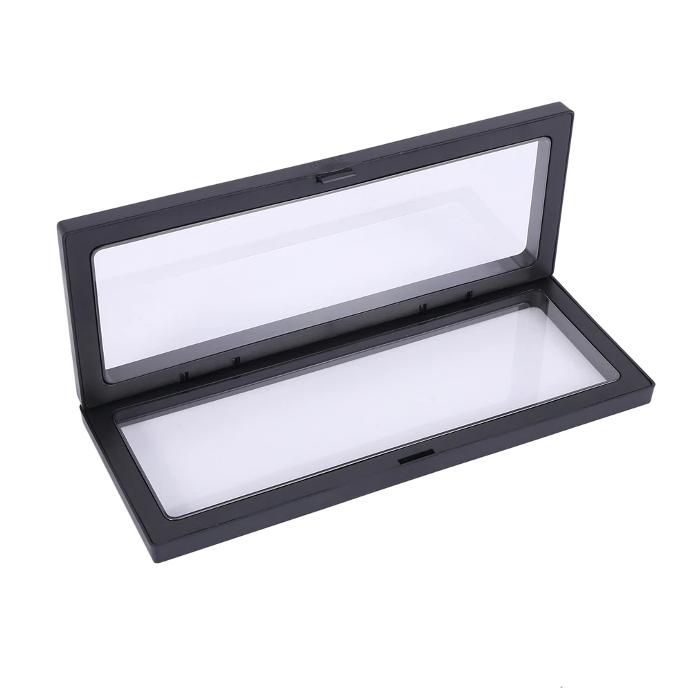 ABFY-10-Piece Set Of 3D Display Cases - Transparent Plastic Display Frames For Jewelry, Antique, Coin