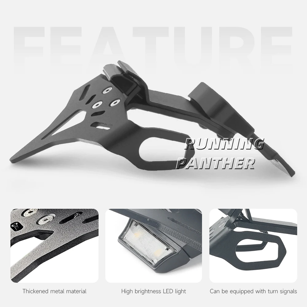 دراجة نارية لوحة ترخيص قوس لكاواساكي Z900 Z 900 z900 2018-2024 اكسسوارات الضوء الخلفي جبل رقم لوحة عدة