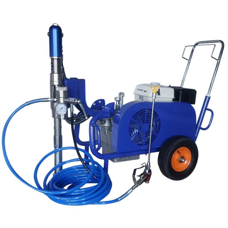 High pressure airless putty powder spraying machine gasoline electric anti-corrosion, fireproof, waterproof latex paint