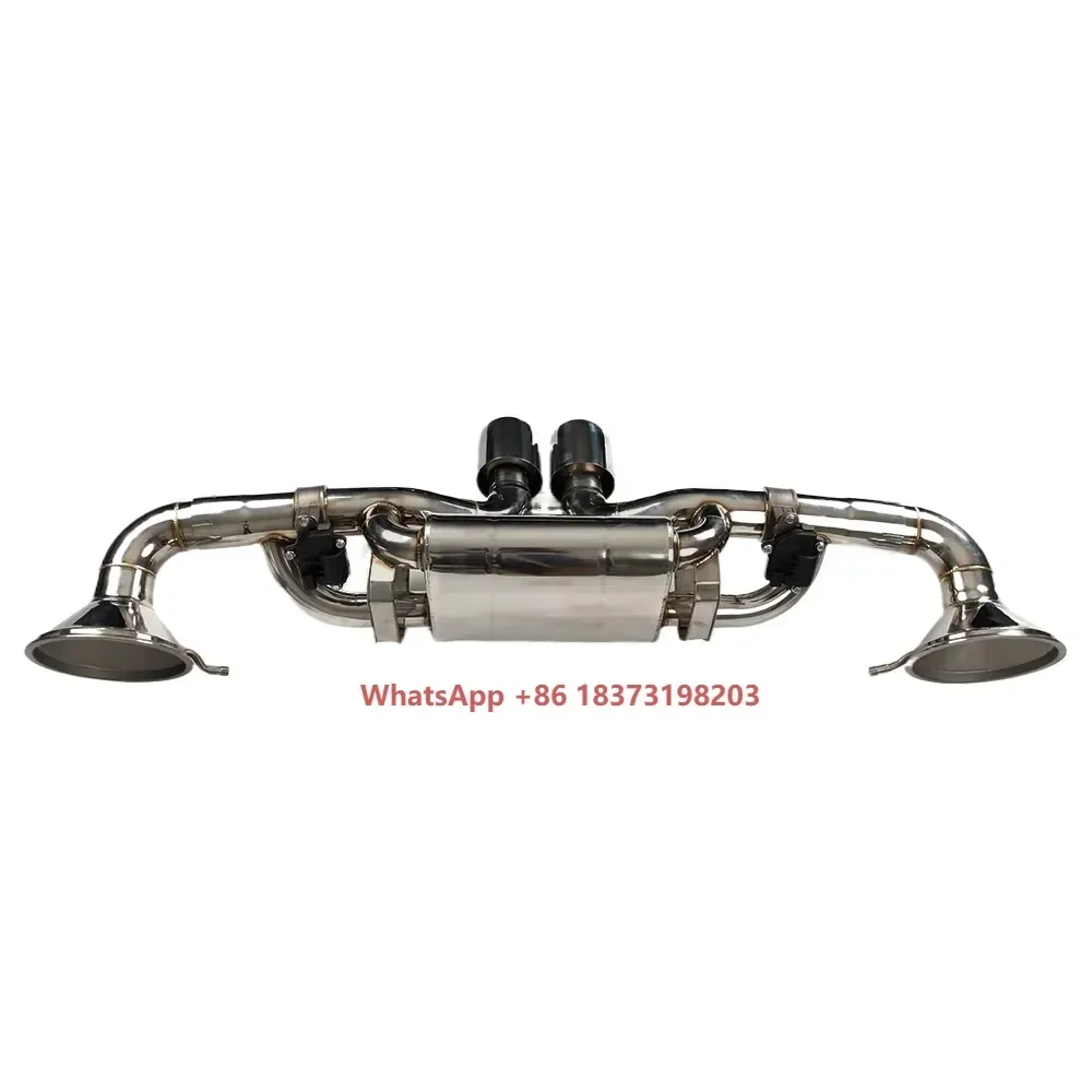 

Exhaust System Stainless Steel Performance Catback for Porsche 992 GT3 Muffler With Valve