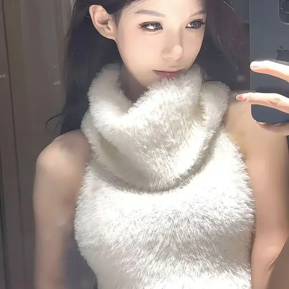 

Свитера Джемперы Пуловеры Женщина Rockl Толстый Трикотаж Узор Сафари На Открытом Воздухе Бахрома Животное Природа Мягкий Панк Мода Эластичный