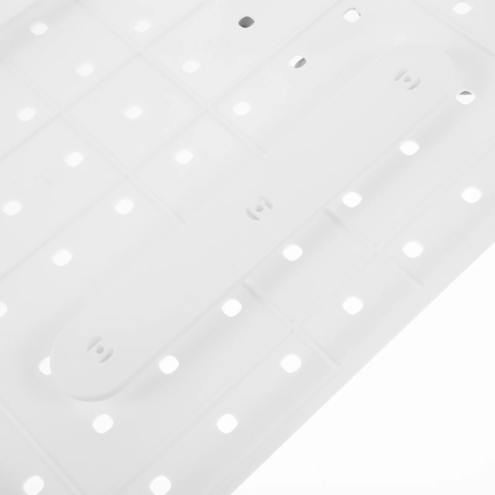 

1Set Wall Pegboard Organizer Durable ABS No Drilling Easy Installation Strong Load-Bearing Multi-Functional Storage for Kitchen