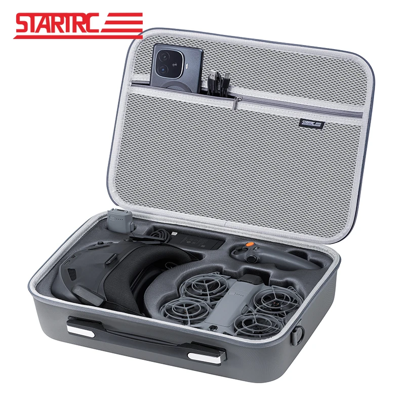 

STARTRC Портативная сумка для хранения для DJI Neo 2, комбинированный дорожный чехол из искусственной кожи, сумка на плечо, аксессуары для дронов