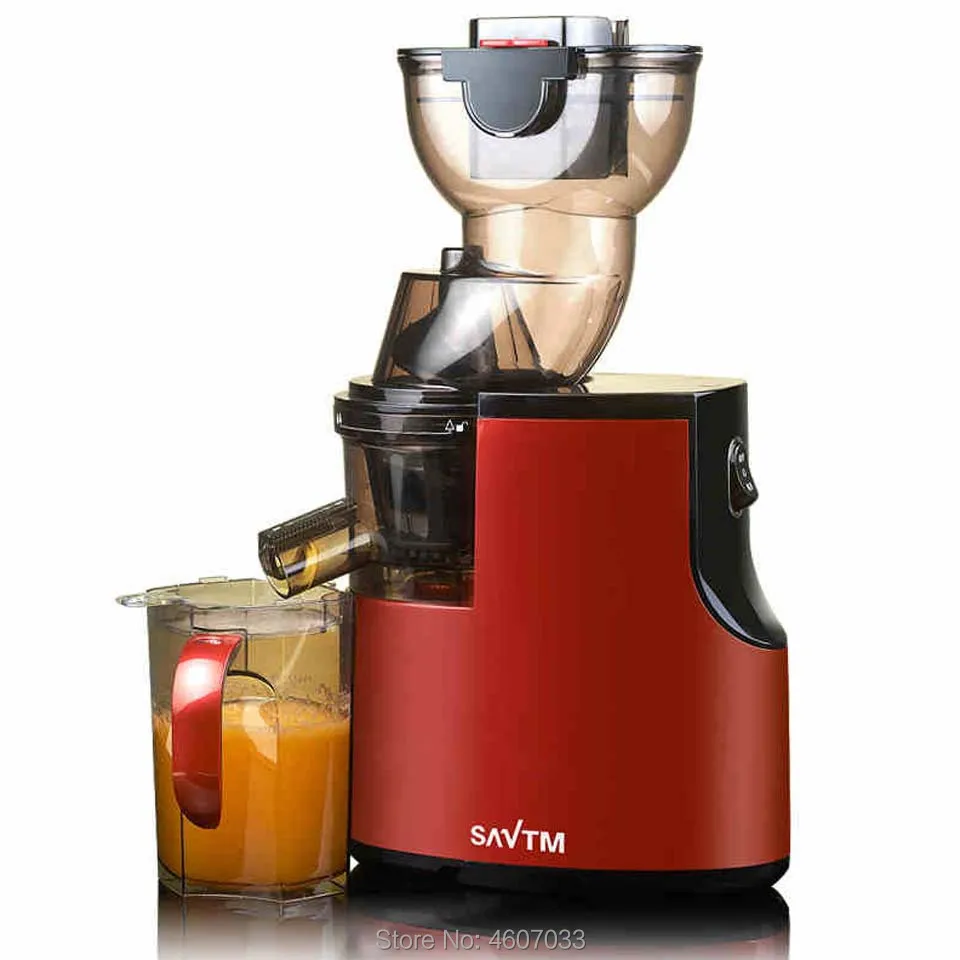 Powerful 250w large Wide Mouth Feeding Chute Whole Apple no cut Slow Juicer Fruit Vegetable nutrition Juice Extractor Squeezer