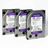 Western Digital 4TB 3TB 2TB 1TB WD Purple Surveillance Internal Hard Drive HDD - SATA 6 Gb/s, 64 MB Cache, 3.5" 1TB-WD10EJRX 5