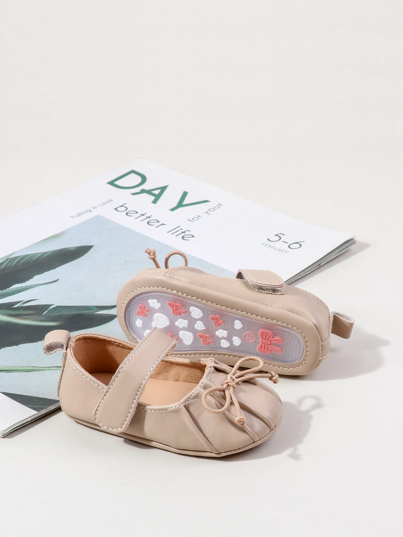 Babyschuhe für Mädchen, für den ersten Spaziergang im Innen- und Außenbereich, für 0–18 Monate, hochwertige Prinzessinnenschuhe, niedliches Design, PU-Leder, BBW5226 – Detail 7