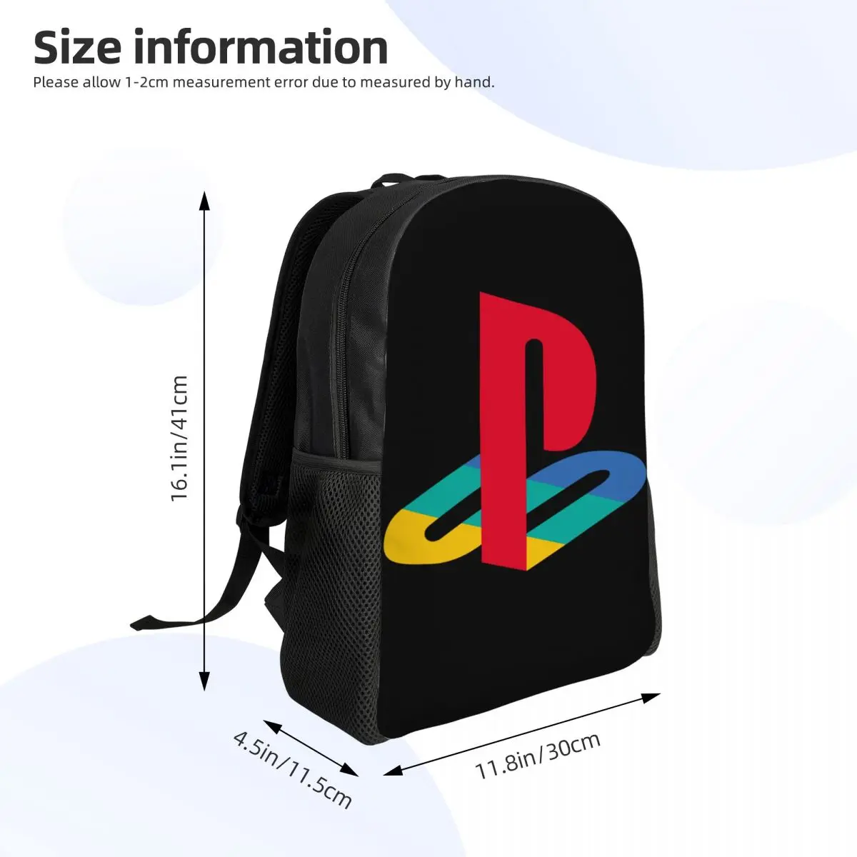 Playstations-mochila de viagem para homens e mulheres, bolsa para laptop, laptop, jogo, jogador, presentes, faculdade, estudante