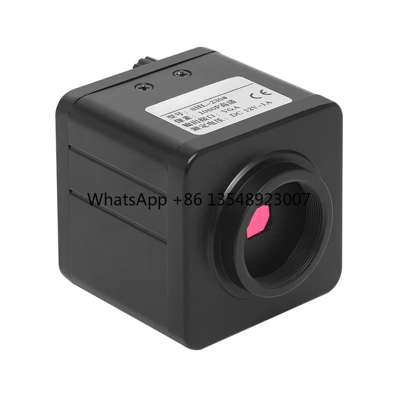 High Definition 2-megapixel CCD Microscope Camera with Built-in Crosshair Magnifying Glass and Adjustable Light Source