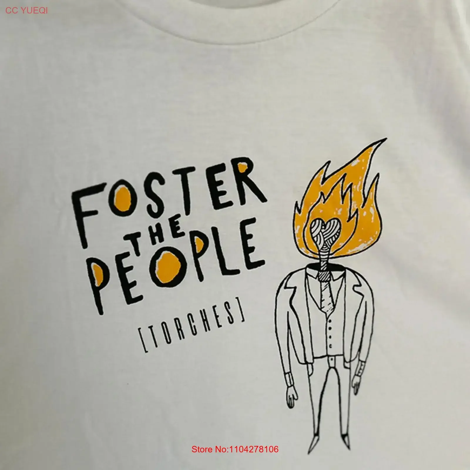 Foster the People Band T Shirt Tour Full Size S to 5XL CO_296 long or short sleeves vintage Washed Versatile fashion Unisex