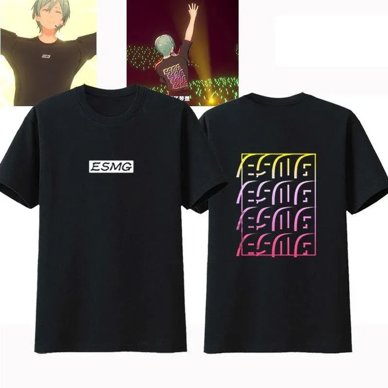 CyEnsemble Stars 2 تأثيري شينوبو سينغوكو تي شيرت سازانامي يونيو تأثيري الملابس المتمردين الرياح البرية مزيج القطن الخالص تي شيرت