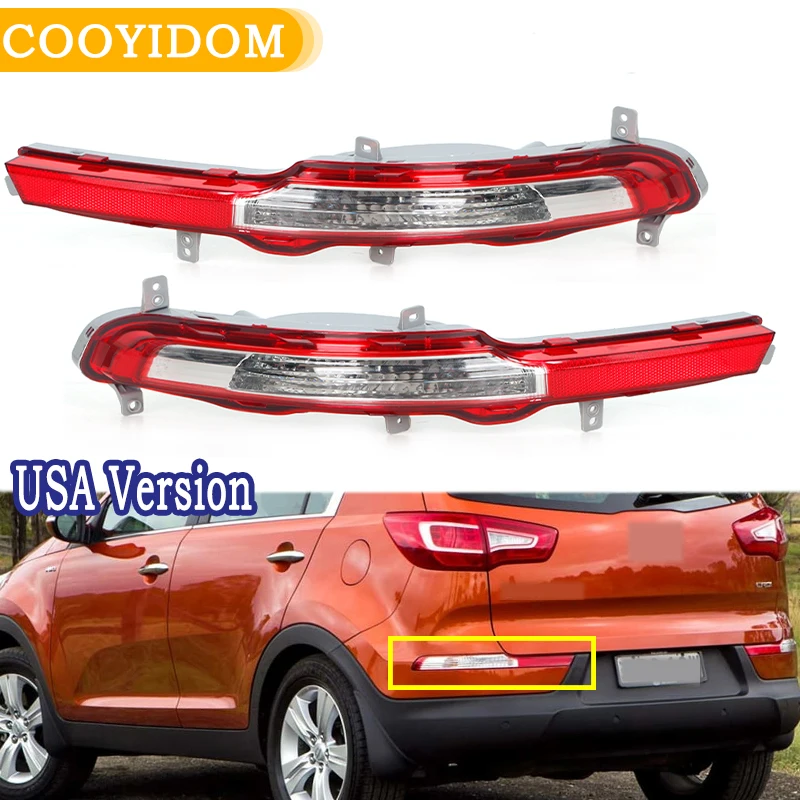 Car Rear Reverse Brake Stop Lamp Turn Signal Indicator Taillights For KIA Sportage 2012-2016 92405-3W2 92406-3W2 USA Version