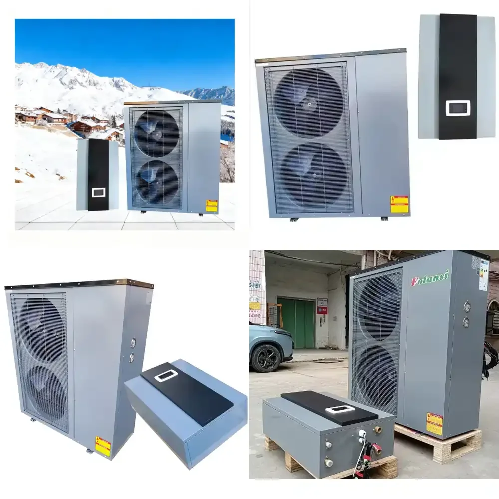 18Kw DC full frequency conversion split heat pump heating and cooling hot water 240V 380V WIFI control, low noise, affordable