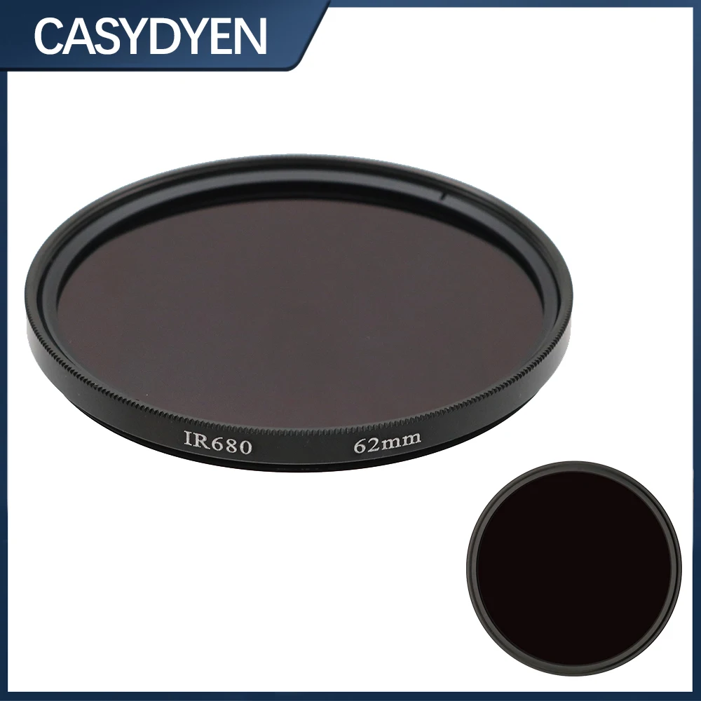 InfraRed Filter 62mm 680nm Infrared IR Filter Infrared Mirror For DSLR Camera Lens Mirror