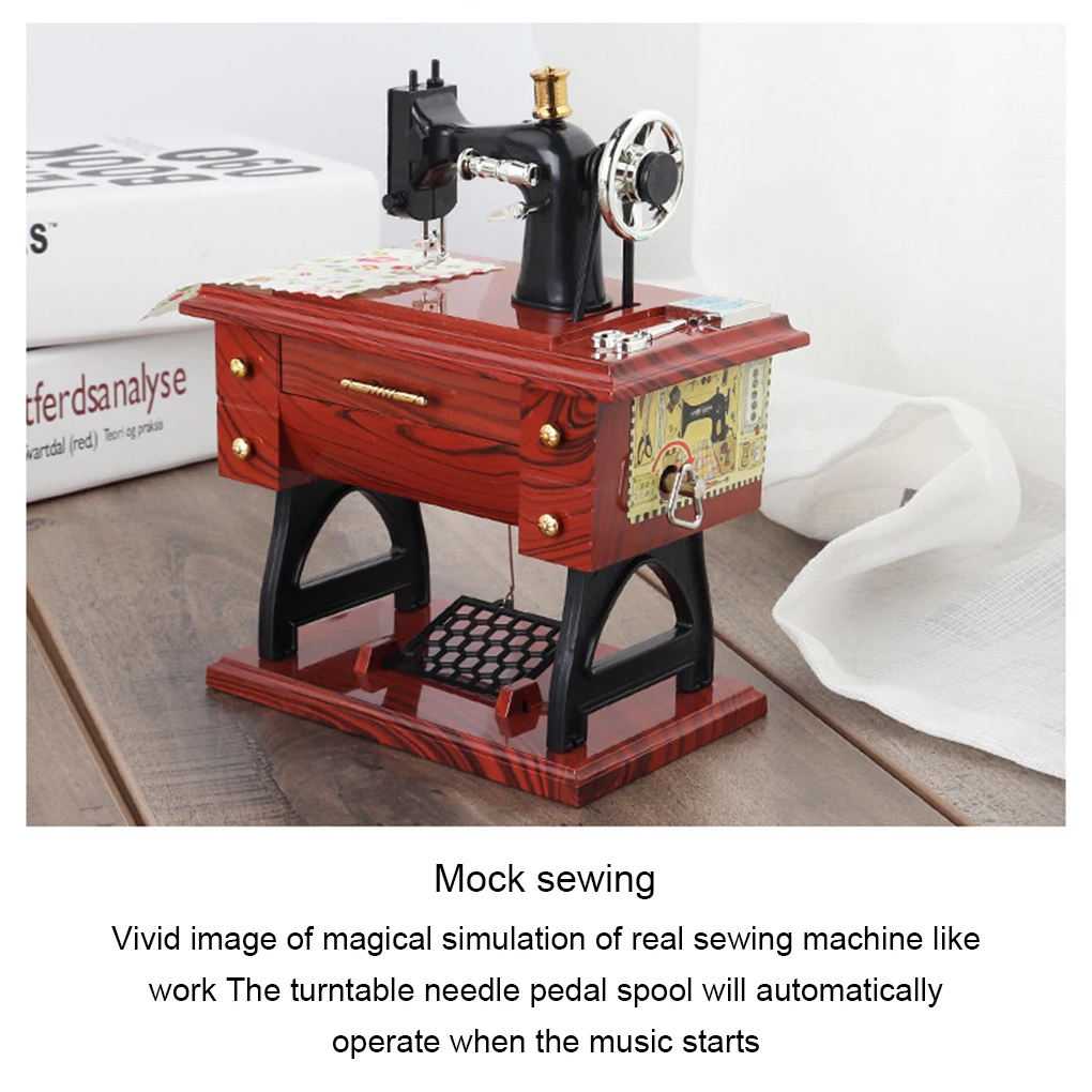 YL1010 Medium Retro Nostalgic Sewing Machine Exquisite And Smoothness. Christmas Gift