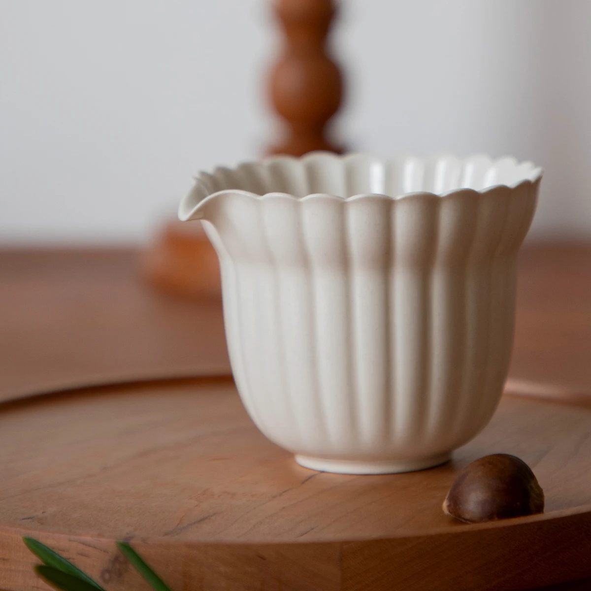 Sanza Vajilla para el hogar, Taza de té de cerámica Dehua con diseño de pepino crema, Taza uniforme, Tetera, Juego de té, Artesanía cerámica Colo...