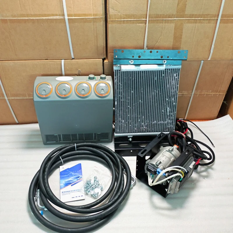 

Electric Parking Air Conditioner Truck and Van Electric Crane Cabin Hidden Rv Parking Minivans air Conditioner for Truck