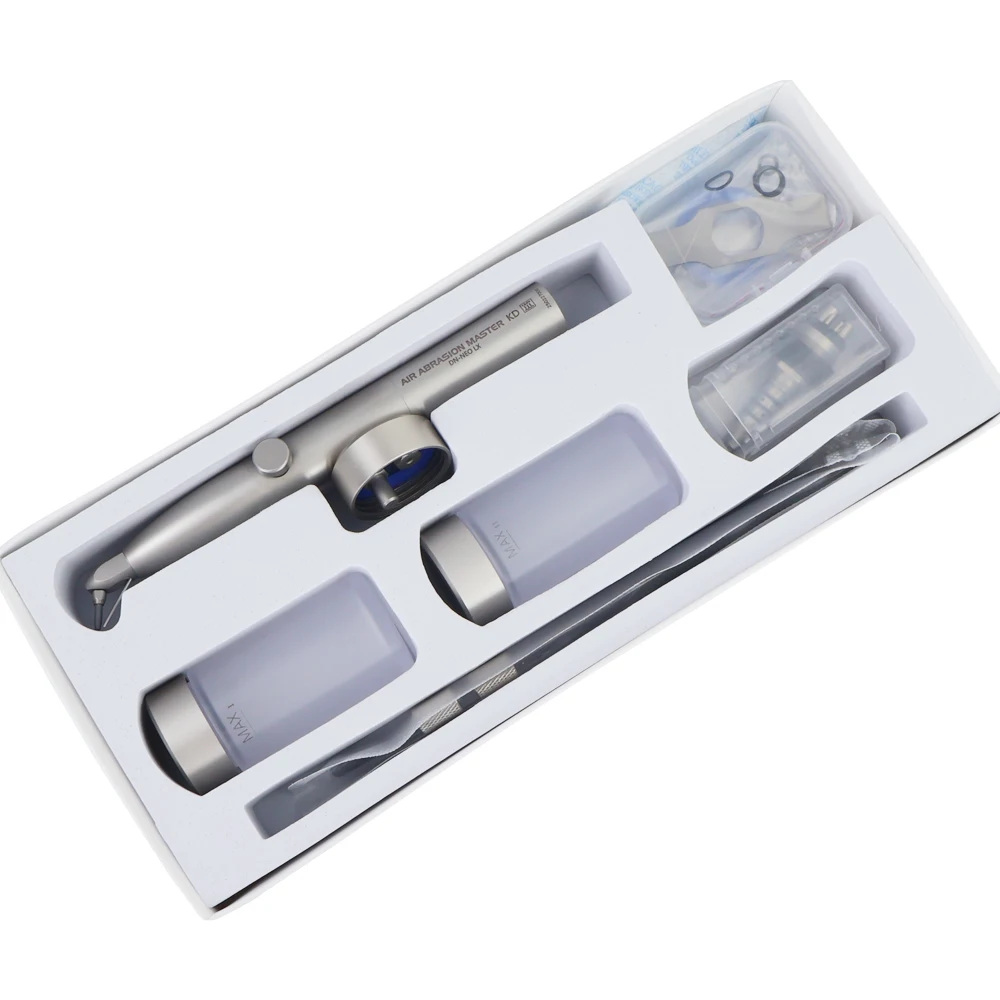 Dental Aluminum Oxide Micro Blaster with Water Spray Microetcher Alumina Sandblasting Gun Teeth Roughening Fit to KV Coupler