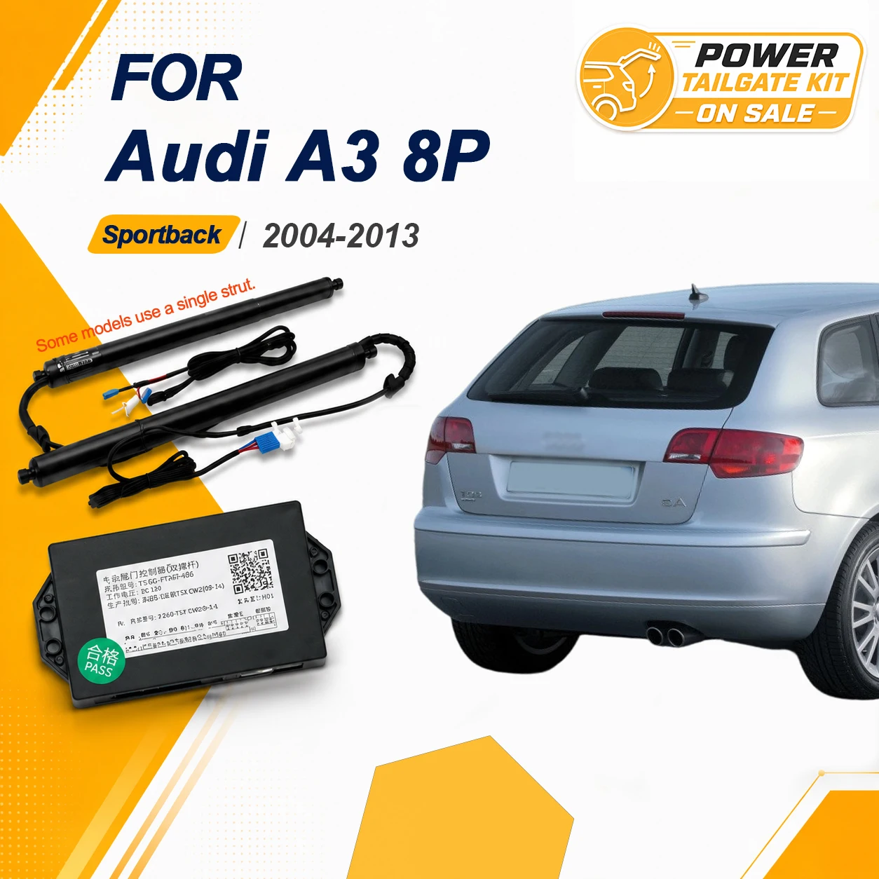 For Audi A3 8P Sportback 2004-2013 Car Power Trunk Lift Electric Hatch Tailgate Tail Gate Strut Auto Rear Door Actuator